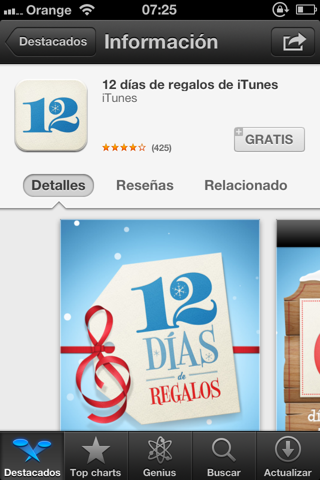 regalo itunes navidad 2012